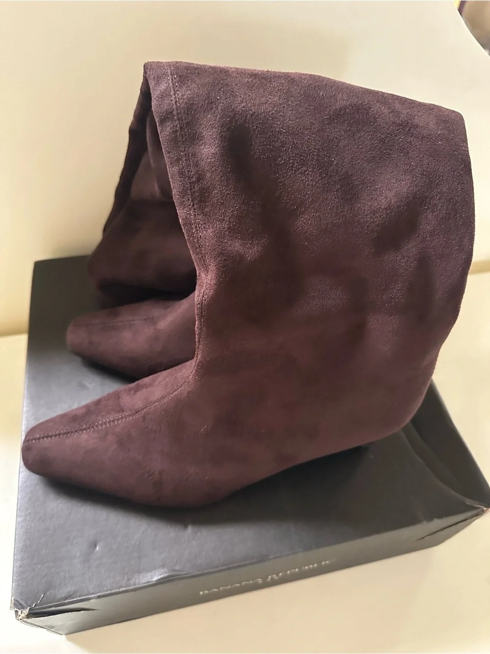 Dolce Vita Women's Brown Over-the-Knee Stretch Boots